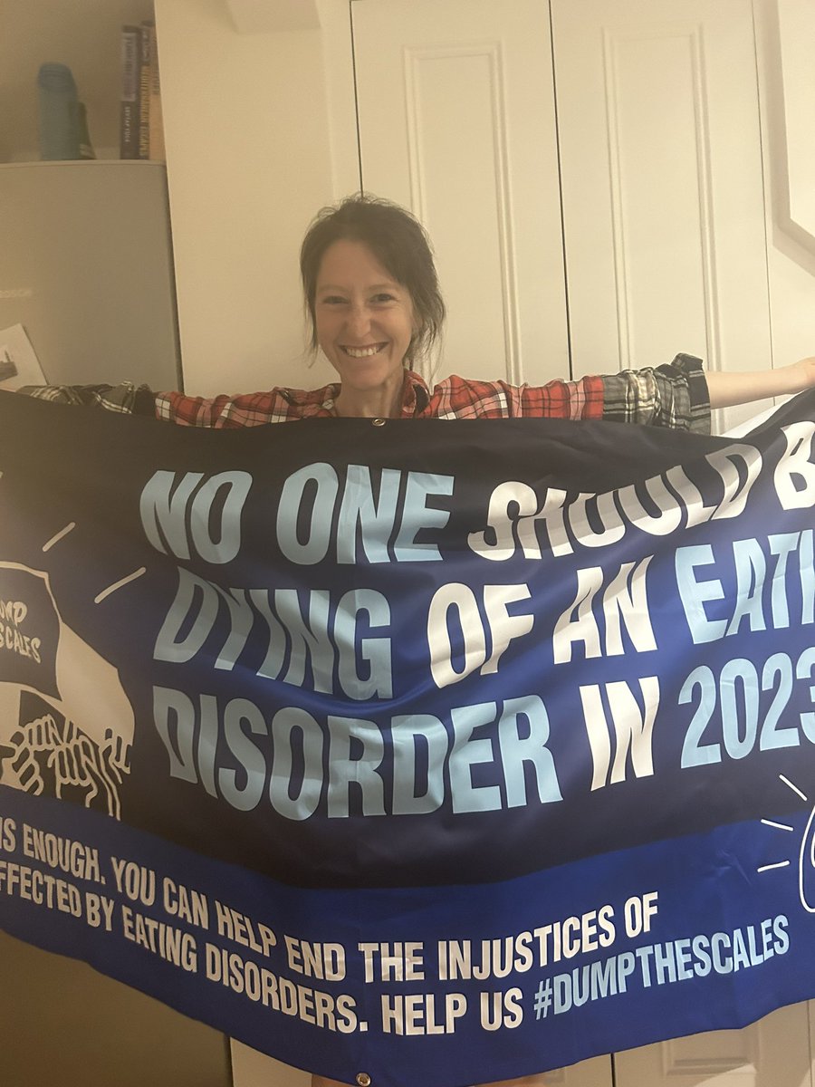 HopeVirgo's tweet image. Still time to join if you are in london today! 

Come down to Trafalgar Square at 10.30am and let’s walk for our loved ones and those we have lost, let’s march for future generations because no one should by dying of an eating disorder in 2023!

#dumpthescales