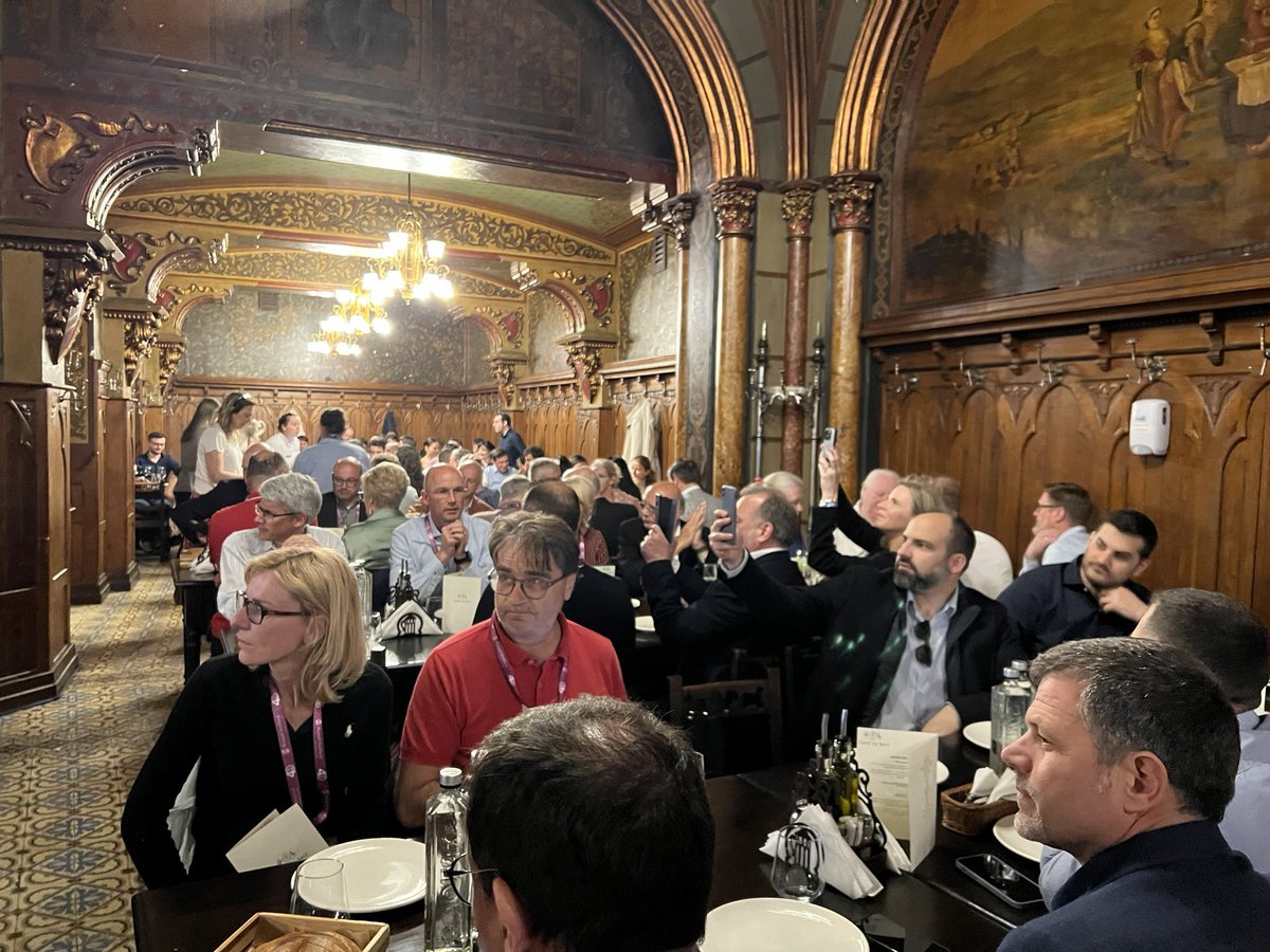 StephenHamlet1's tweet photo. Fantastic night at @RussellBedford #EMEA conference, visiting #Bucharest Palace of Parliament, followed by fabulous dinner at #Romanian restaurant. Day two kicks off with #AI &amp; #automation presentation &amp; now workshops on #transferpricing &amp; #sustainabilityreporting #RBIBucharest23 https://t.co/yHacKH05an