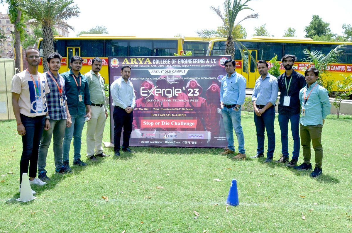 aryacolleges's tweet image. Dept. of AI &amp;amp; DS, CSE &amp;amp; IT, #AryaCollege of Engineering &amp;amp; IT, Jaipur organized #Exergie2023 A #NationalLevelTechFest on 19th May, 2023. Every student enjoyed a lot in this event. It was so memorable event for all the students. Few Glimpses from the event.
#TechFest #TechnicalFest