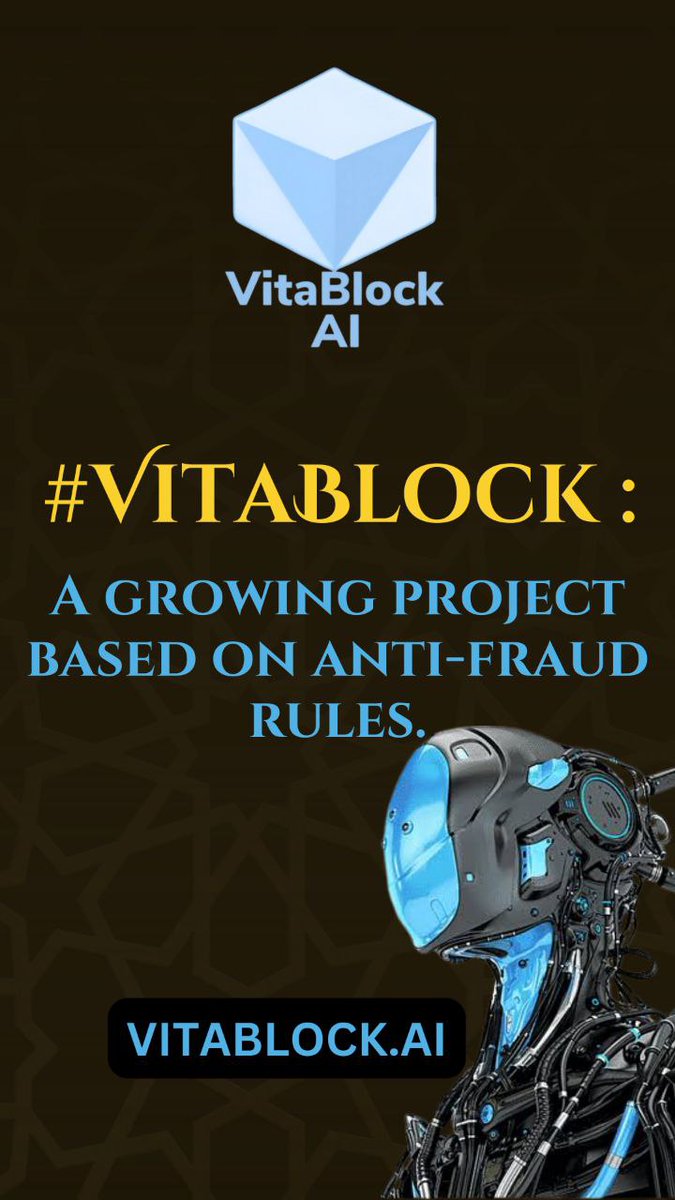 Lena2023_CMT's tweet image. #VitaBlock
👇
No marketing or team wallets here, every fee goes directly to developing blockchain #AI protocols.
🤖
#VBlock #VB
@VitaBlock
🤖
Website: vitablock.ai
Twitter:

🤖
  #CryptoNews #ERC20