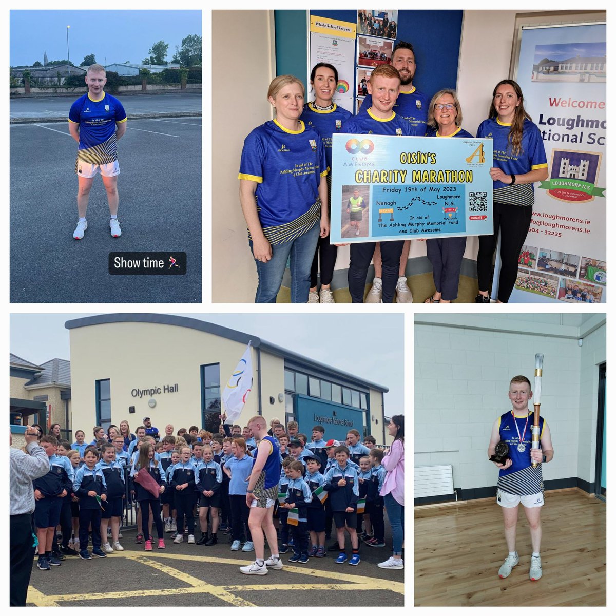 LoughmoreNS's tweet photo. We had the most amazing time yesterday as a school community and we are just so proud of Múinteoir Óisín. Incredible achievement. #NeverGiveUp #inspiration https://t.co/IBlo2glzwc https://t.co/8Qq1UxHJrG