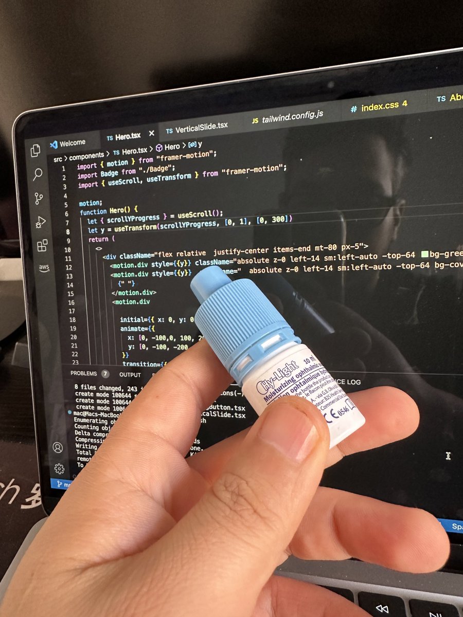 Ah, yes, because who doesn't need a dose of eye drops before opening VSCode? It's not like we're getting old or anything! Just a casual reminder that our eyes are apparently in desperate need of a spa day before we can even think about coding.🤣
#eyeshealth