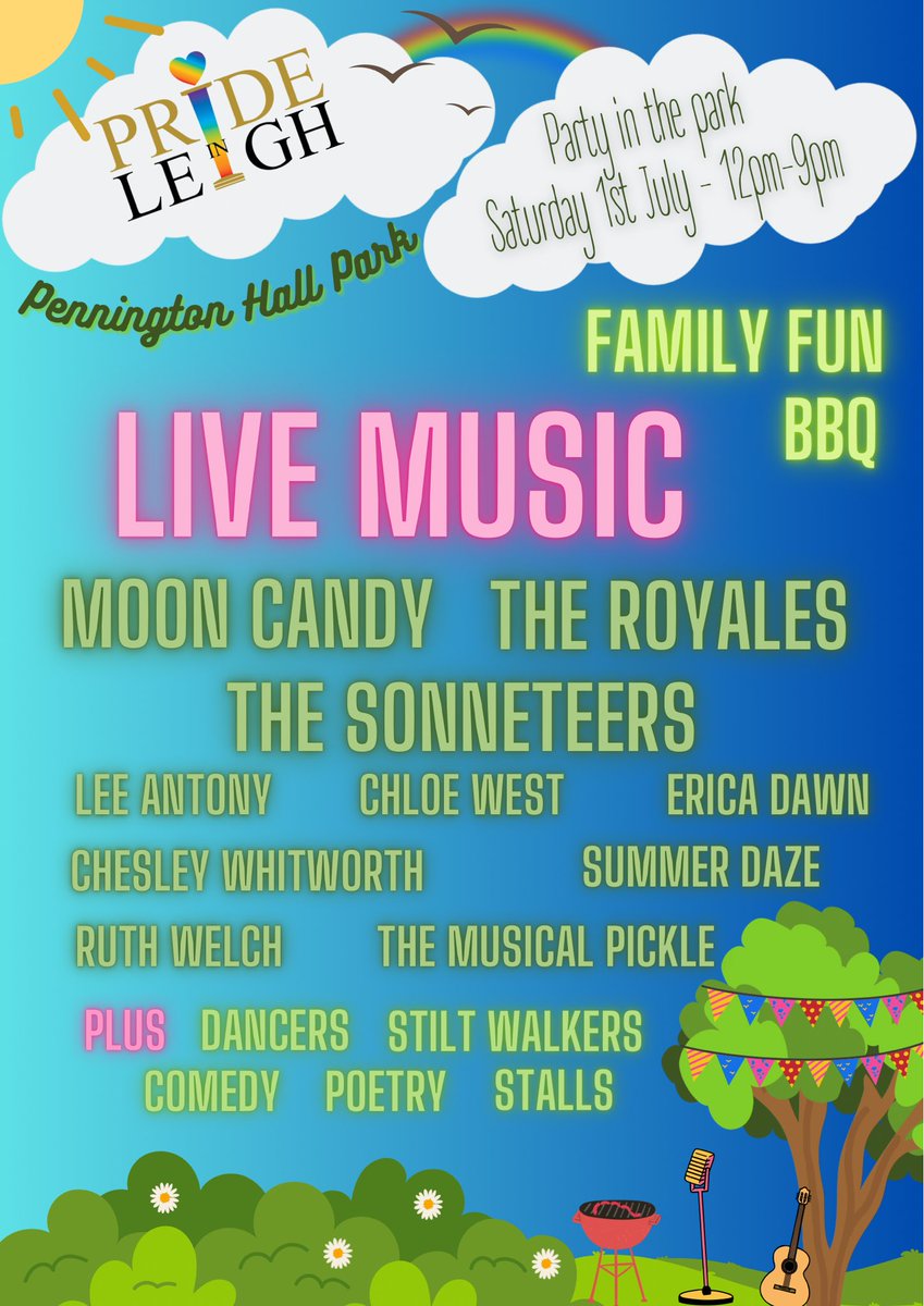 We are very excited to be part of <a href="/PrideInLeigh/">Pride in Leigh</a> We will be Programming some wonderful poetry for you ❤️🏳️‍🌈