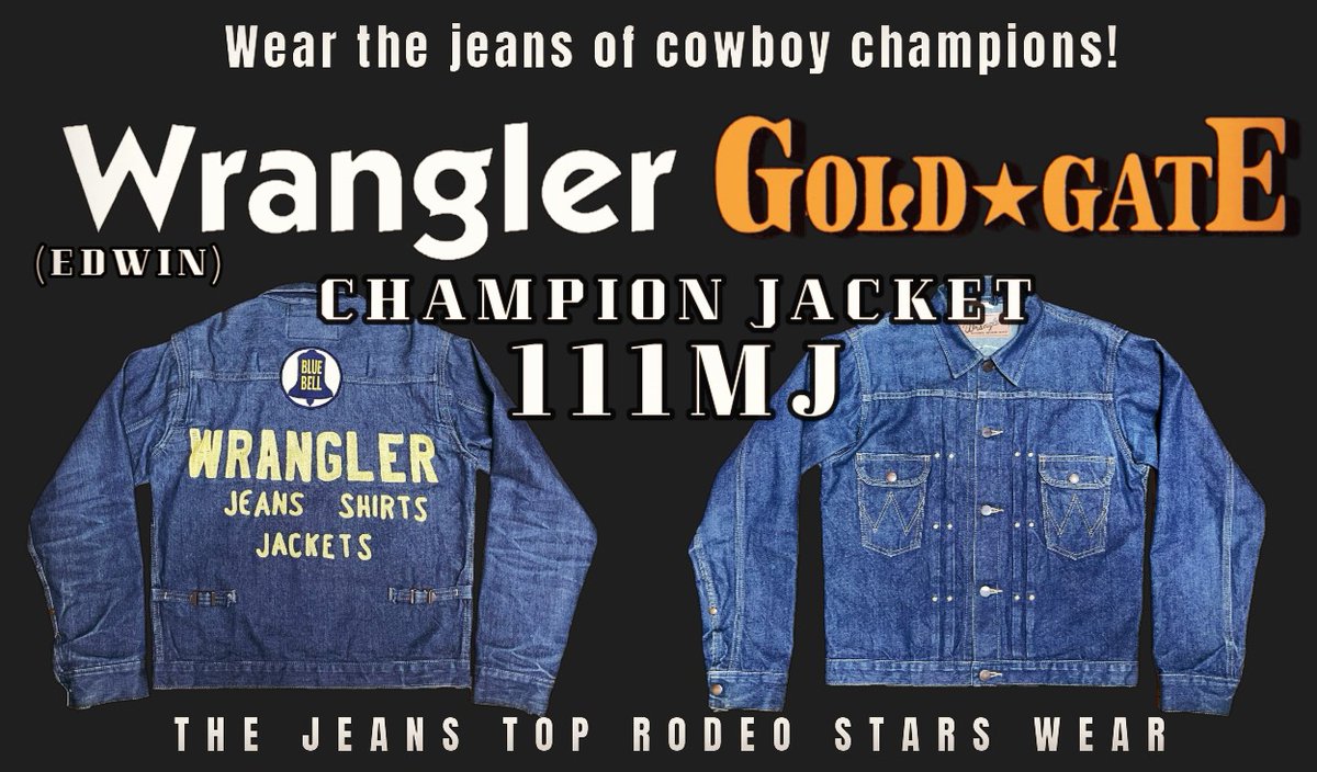 wrangler 11mjz 復刻 champion jacket-