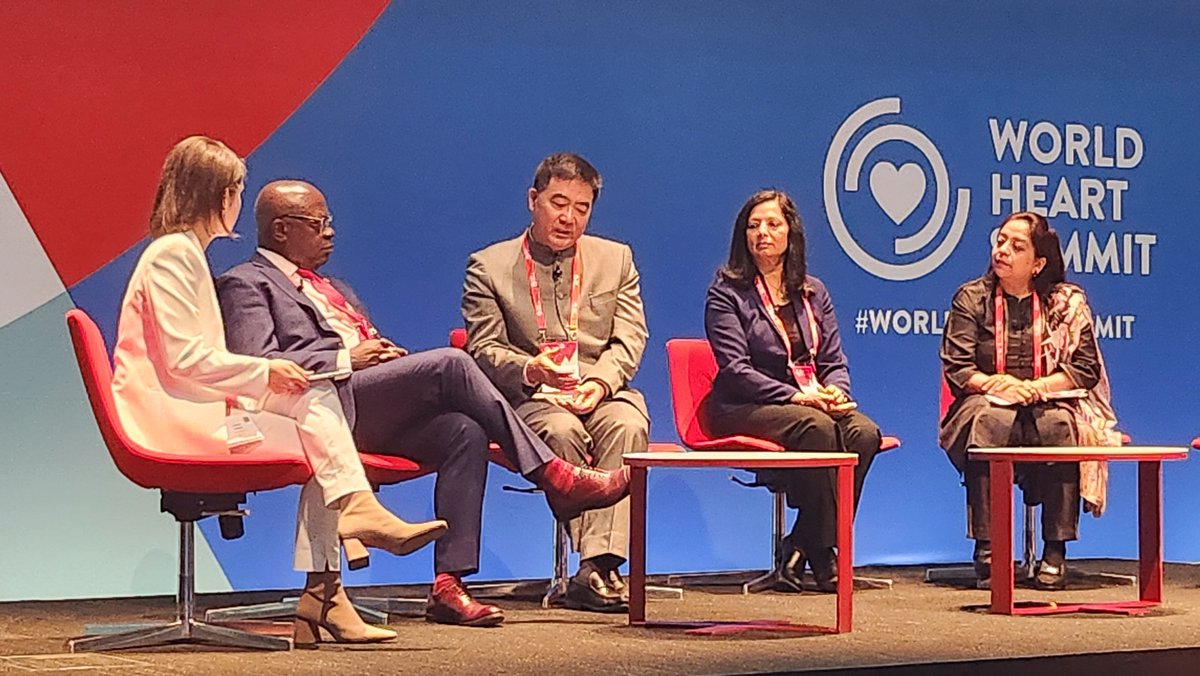 jletwit's tweet photo. #WorldHeartSummit 2023. We all need to do a better job to talk about #CVD, said @ivorbenjamin2 https://t.co/830taT5Ilb