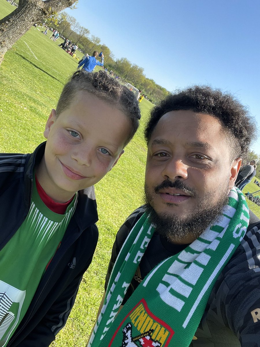 troopzafc's tweet photo. I am so proud of my eldest son trey, the man is bossing the midfield overseas #WeLoading โค๏ธ https://t.co/hmM0AhEH9x