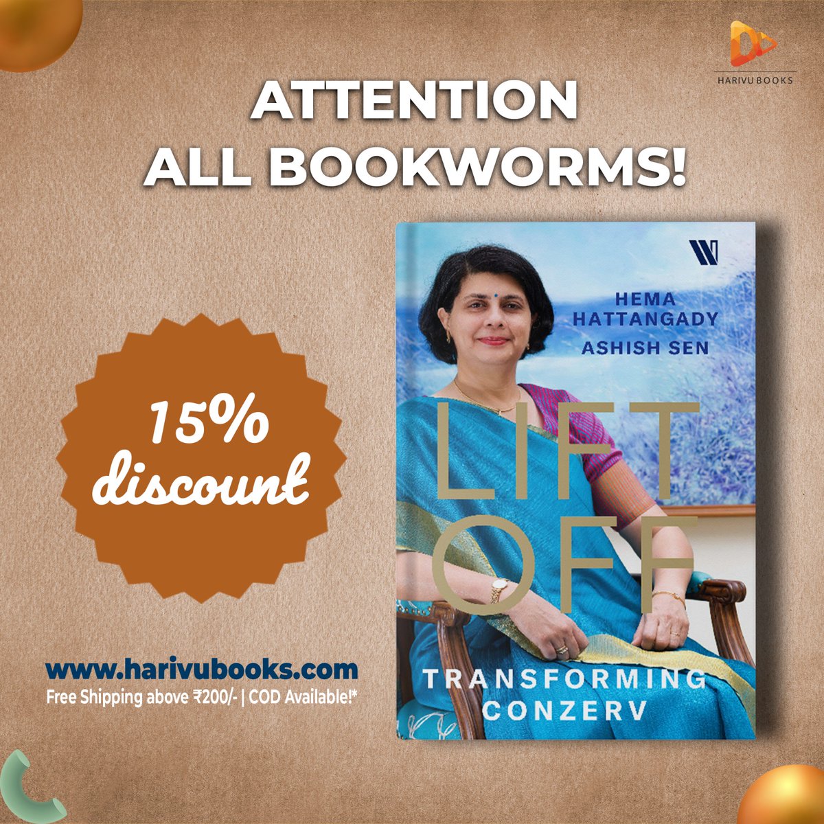 Get ready to dive into the world of literature with a 15% discount on any book from our top selling English books! 
harivubooks.com/collections/to…

Hurry, the offer ends soon! 

#BookDiscount #EnglishBooks #FastMovingTitles #BookLovers #ReadingCommunity