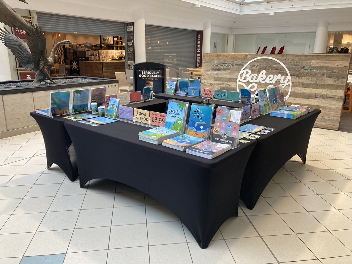 We have a pop up in Swan Walk Mall in Horsham today, author and illustrator Lee Attard will be selling and signing our Toon World books, why not pop down and ai hi 👋