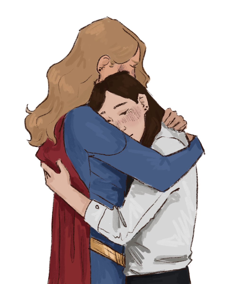 imlostsomwhere's tweet photo. Theyre huggin #supercorp https://t.co/vrM0lyayzI
