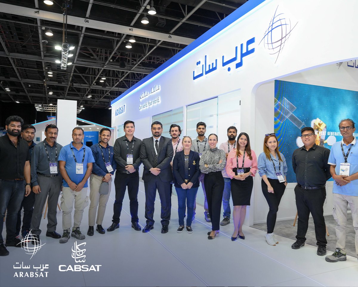 Arabsat's tweet image. Our last day of CABSAT was the perfect wrap up for a high impact event.

CABSAT Day 3 Highlights:
🖋️Contract Signings
💫Star Speakers
🚀Efficient Solutions

#CABSAT2023 @CABSATofficial