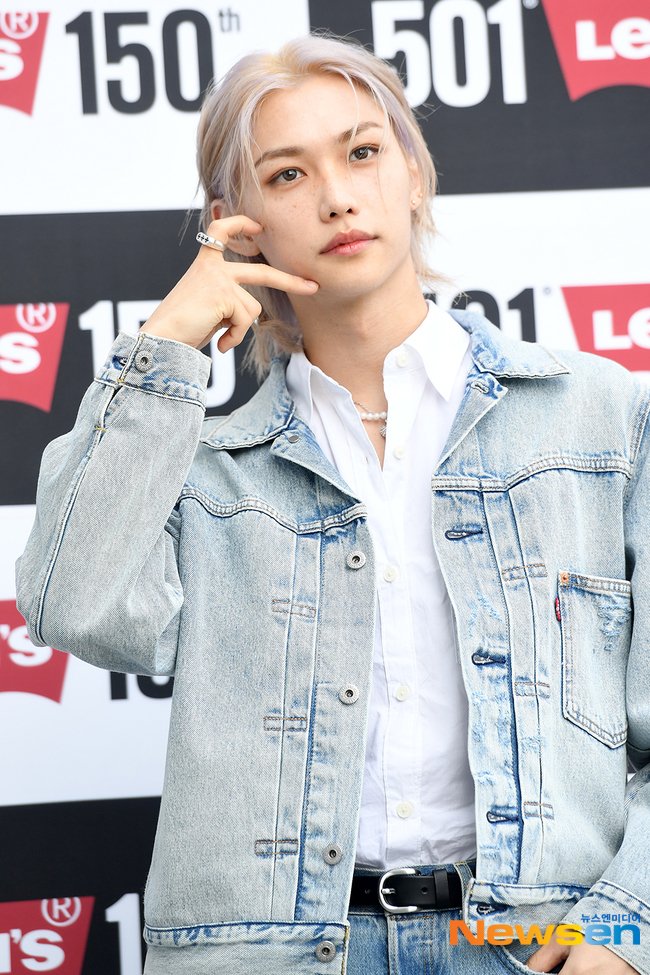 PRESS PHOTOS] (3) 2023.05.20 Stray Kids #Felix at Levi's 501