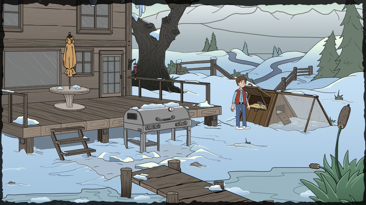 polytelygames's tweet photo. #screenshotsaturday for our game🎄 Last Christmas available to buy now on steam https://t.co/c3H7ix5vos 🎮🇫🇷🇩🇪🇮🇹🏴
#adventuregame #pointandclick #steamgame #gamenews #polytelygames #indiegames https://t.co/j8VXnJerut