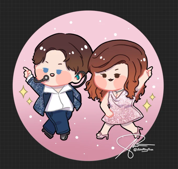  COMMISSION for  ! - Thank you so much for commission with me! I really enjoy drawing you and your boy Teahyung  #AimRhythm_CMS