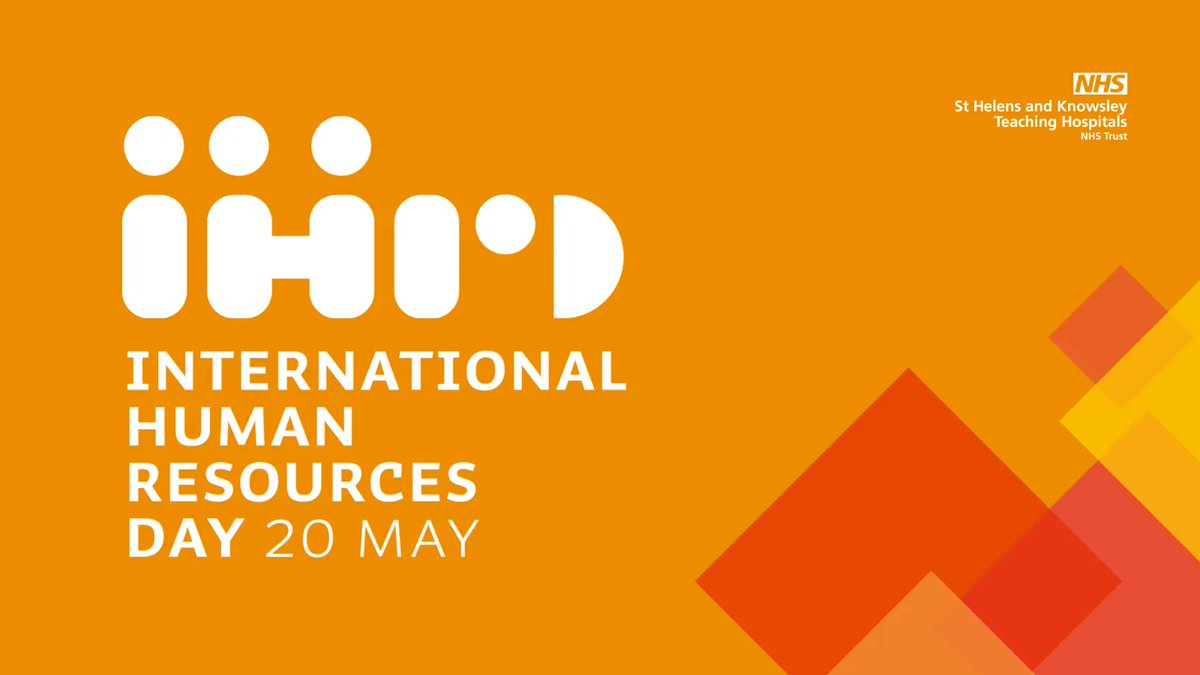🧡 Saturday 20th May marks International Human Resources Day!

🎉 Thank you to all of those who work across the Human Resources function at STHK!

✅ Check out our Instagram and Facebook Stories to find out how STHK promotes people

#TeamSTHK #InternationalHRDay #PeopleProfession