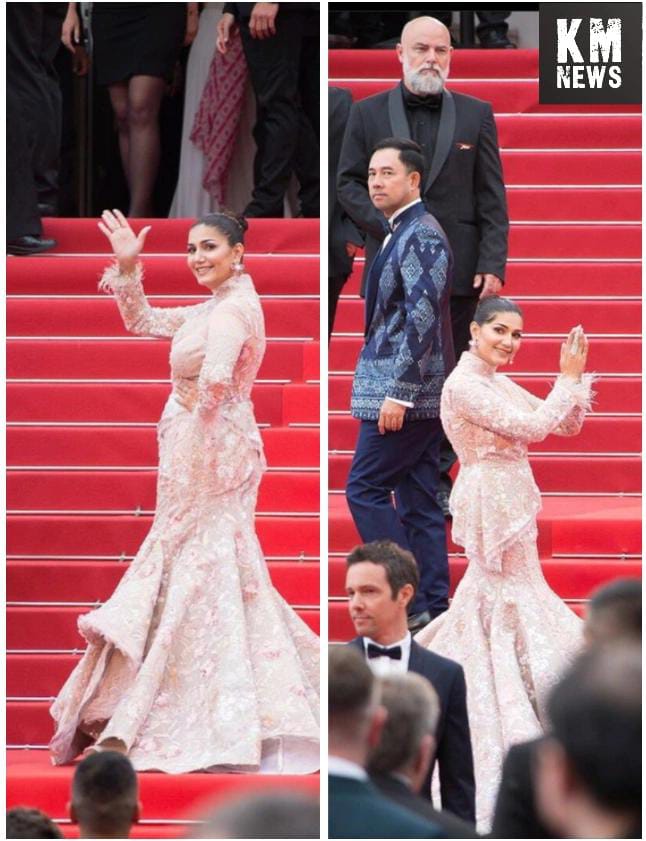 KMNews12's tweet photo. KM Hindi News: Haryana ki Shaan Sapna Choudhary ne Kiya apna sapna pura.Cannes Film festival pr 30 kilo ki soft pink gown mei dikhi Sapna Chaudhary.
@KMNews12 @sapnachoudharyy
#SapnaChaudhary #kmhindinews #kanakmathur https://t.co/ib4OYQeKAq