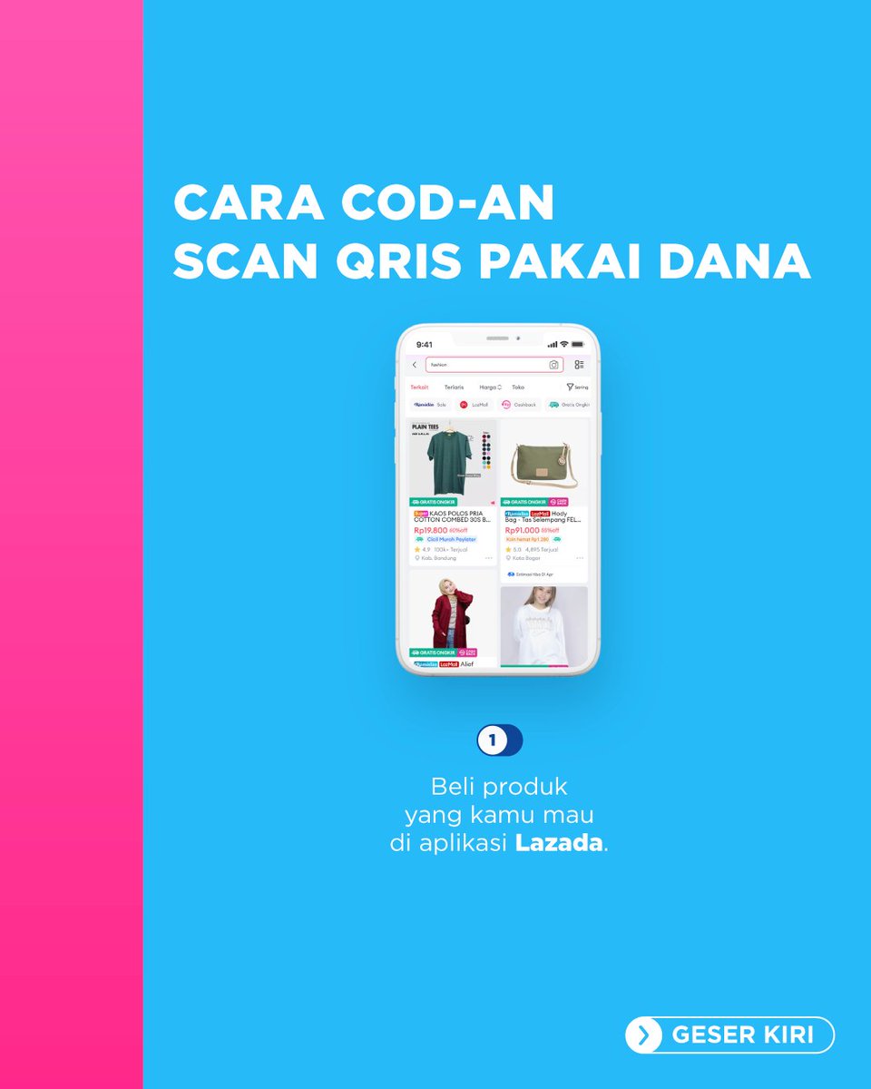 danawallet's tweet photo. Panik panik ajaib rasanyaa 😅
Eits tapi tenang ajaa! Kan bayar Paket @lazada_id udah bisa #ScanQRISPakaiDANA ! Jadi lebih mudah dan pastinya #BebasDrama 👍🤩 https://t.co/mm1dBzeuGk
