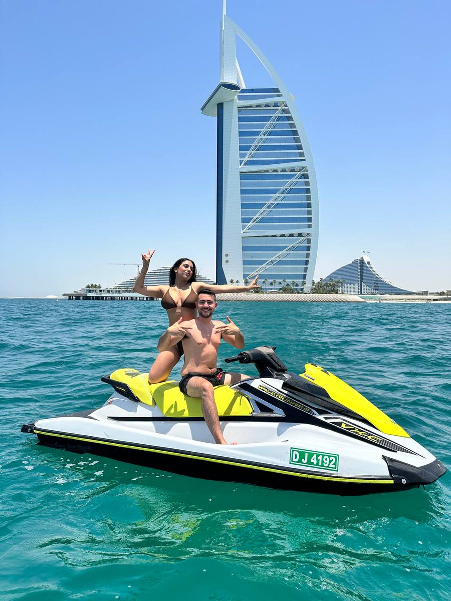 Have you ever seen someone unhappy on a jet ski? . . . Adventure Heritage Travel and Tourism Call or WhatsApp us at - +971 505112806 / +971 566091406 / +971 568192591 For more info, please go to dubairoyalsafari.com