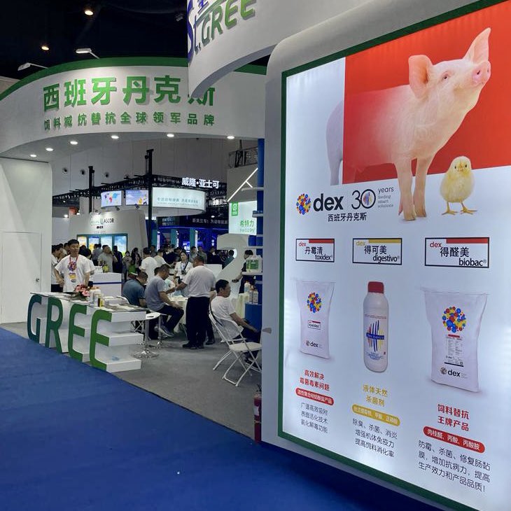 DexIberica's tweet photo. We are delighted to have participated in the prestigious CAHE - China International Animal Husbandry Expo in Chengdu with our valued distributor, ST. GREE.
#dexibérica #dexteam #cahe #stgree #chengdu #china #onestepbeyond #exhibition https://t.co/4r1BvsxP4P