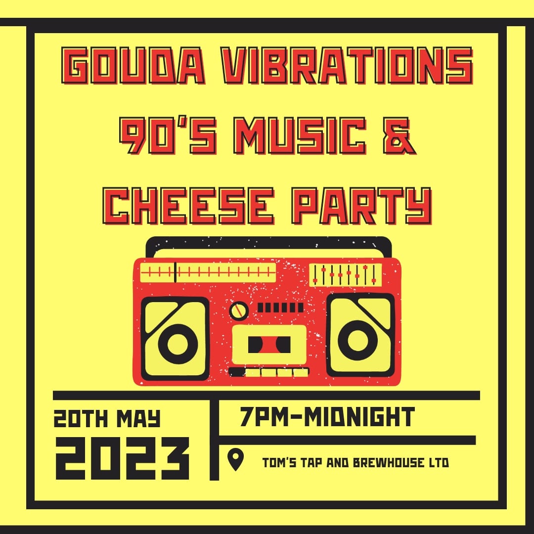 Open today from 2pm-midnight.

Tonight 7pm-midnight....
Tickets here...
tomstap.co.uk/product/gouda-…