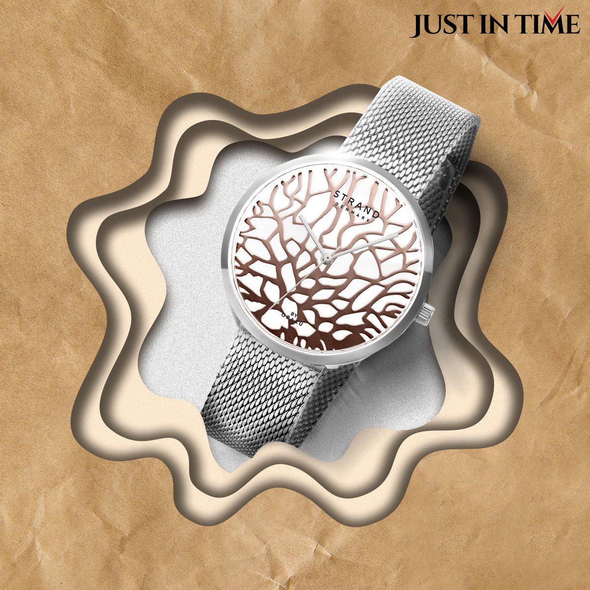 justintimewatch's tweet photo. Add a dash of quirk to your casual style with a watch that mirrors the rhythm of coral reefs! 🪸

Watch Displayed:  Strand S700LXCIMC-DTB
.
.
.
@obakudenmark 
#JustInTime #JustInTimeWatches #StrandWatches #ObakuWatches #WatchForWomen #WatchLovers #WatchInspiration https://t.co/MJVSg3vgtO
