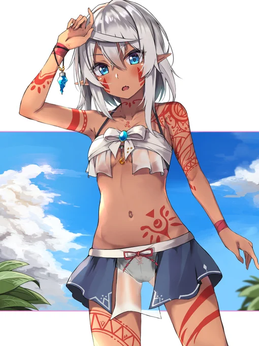 #暑くなってきたから水着絵貼ろうぜ  暑いいぃ!