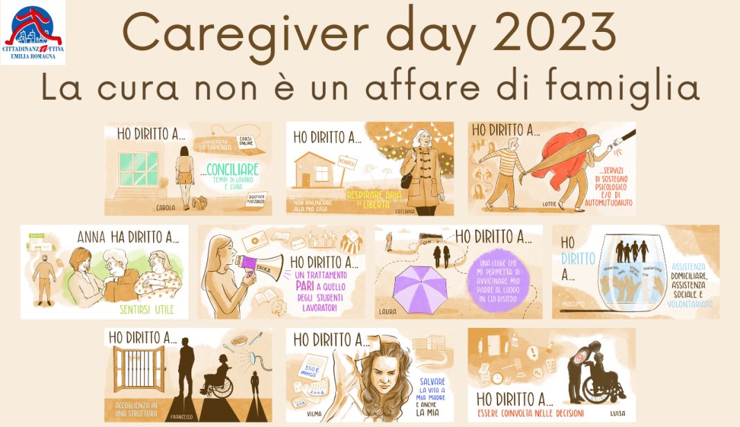 #lacuranoneunaffaredifamiglia

Caregiver day 2023, la cura non è un affare di famiglia - giorno 18

QUALI DIRITTI PER CHI E' LAVORATORə E CONTEMPORANEAMENTE CAREGIVER? 

di Alessandra Servidori, docente, editorialista ed esperta in politiche del welfare

caregiverday2023.voxmail.it/p/k5xasv/c-b3a…