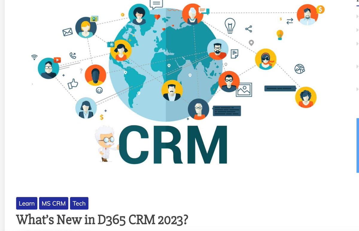 📢 Exciting news! 

🚀 Check out my latest article 'What's the new update on D365 CRM 2023?' to stay up-to-date with the latest features and enhancements. 📝💡 Dive in to discover the advancements in #CRM technology!

🔗 Read the article here: techmasala.addastudents.com/whats-new-in-d…