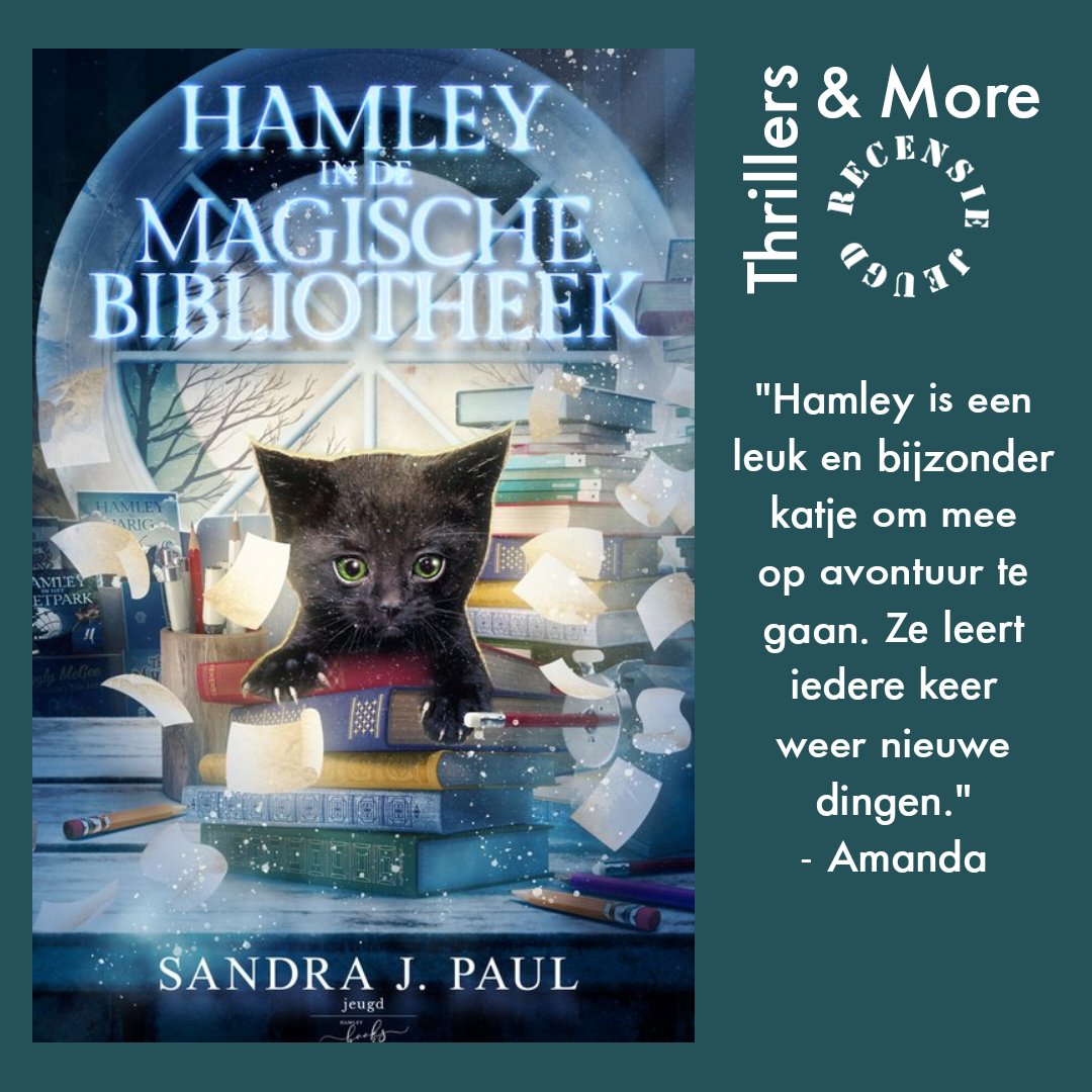 ThrillersNMore's tweet image. RECENSIE | Amanda las 'Hamley in de magische bibliotheek' van Sandra J. Paul, Uitgeverij @hamleybooks 

thrillersandmore.com/2023/05/19/ham…

#hamleyindemagischebibliotheek #sandrajpaul #hamleybooks #thrillersandmore