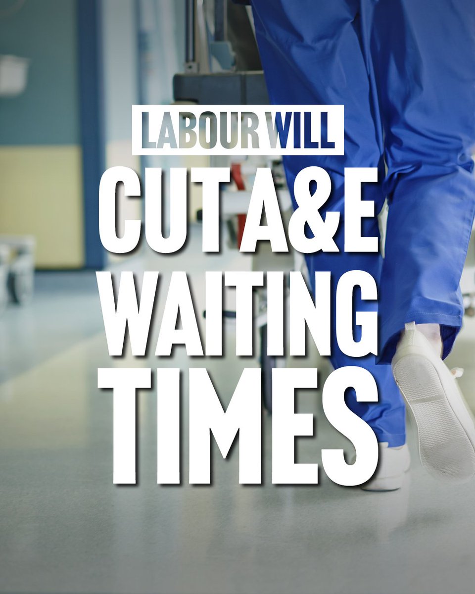 UKLabour "Labour, with <a href="/Keir_Starmer/">Keir Starmer</a> as Prime Minister, will cut A&amp;E waiting times by providing more care in the community and training a new generation of doctors and nurses.

With Labour, the NHS will be there for you when you need it. "