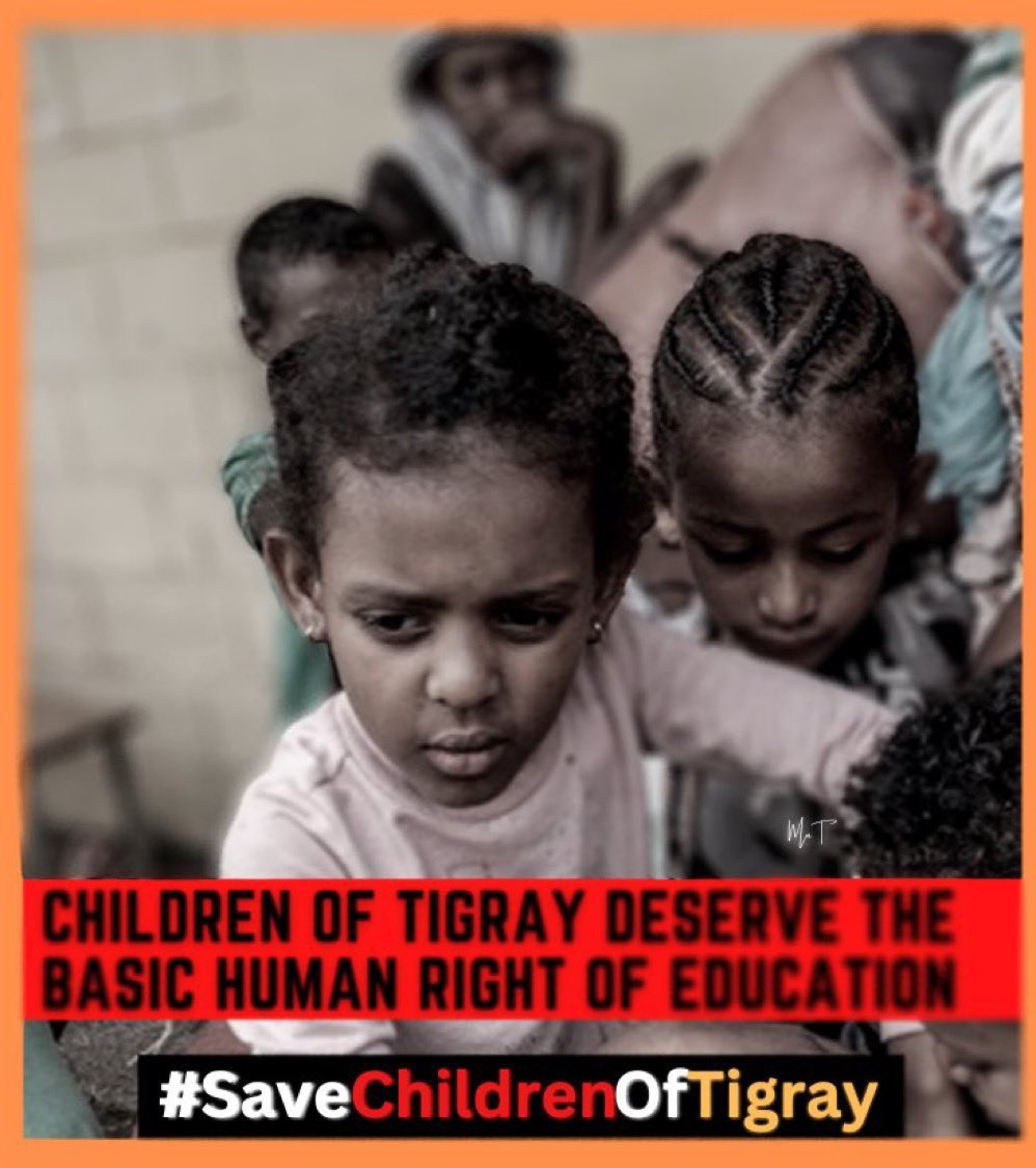 #BringTigrayChildrenBackToSchool Regarding the attacks on Tigray’s education systemHuman RightsWatch Horn of Africa director Laetitia Bader said Occupying anddamaging schools ends up affecting the lives of Tigray’s future generations #Justice4Tigray @UNHumanRights @hrw
@Abadit_12