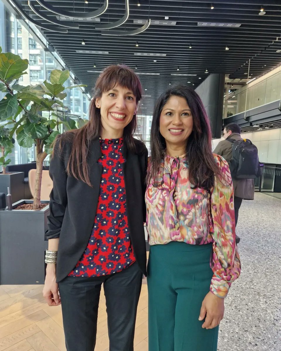 BritBangla's tweet photo. Dr Clelia Clini @lborouniversity  &amp; Taryn Khanam 
BEM @BritBangla on One Braham: Bangla History.  #BengaliBritain project shared with the audience &amp;  commemoration of #AltabAli.  Drawing parallels to our Bengali Britain project contributers' personal stories in the documentary. https://t.co/0ZF868rIYO