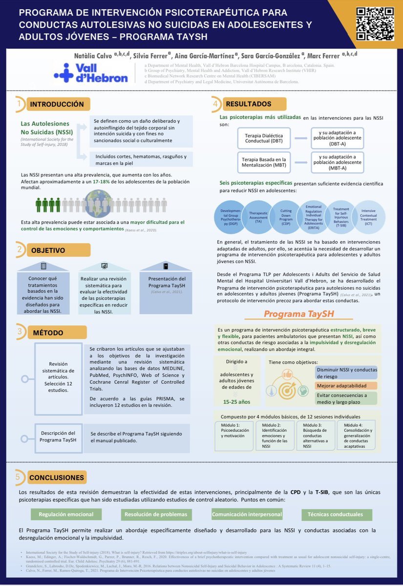 Seguimos avanzando en GT de personalidad #ANPIR y en el programa #Taysh <a href="/vallhebron/">Vall d'Hebron</a> en el #CongresoANPIR2023