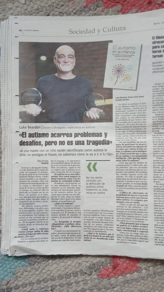 The great <a href="/SheffieldLuke/">Luke Beardon</a> in my local newspaper! Terrific interview!