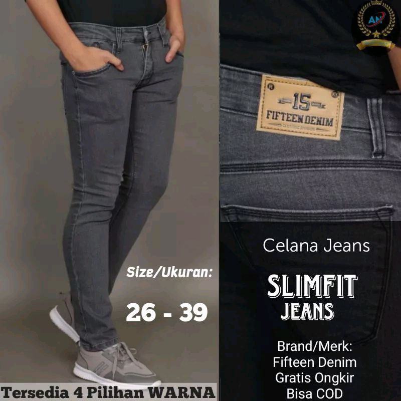 Cek FIFTEEN DENIM - Celana Jeans Pria Slim Fit Streetch Original New Fifteen Denim / Celana Pria Jeans dengan harga Rp59.000 - Rp75.000. Dapatkan di Shopee sekarang! shope.ee/9p96INIje2?sha…
#ShopeeID 
#fashionpria
#shopeehaul