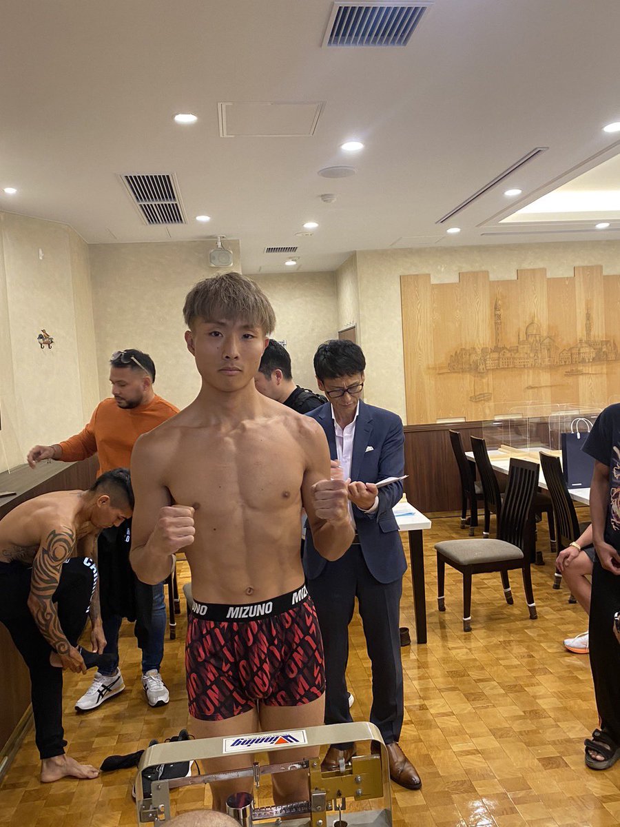 SoulboxPrince's tweet photo. 計量終わりました!
明日は強くなったところを見せます!
#畑中建人
#SOULBOX https://t.co/UfO7lhoxcw