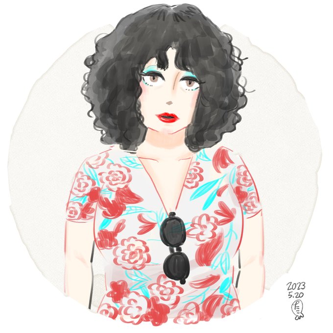 「サンクチュアリ-聖域-」の余貴美子さんが凄すぎて描かずにはおれんかった。 #サンクチュアリ聖域 #Netflix