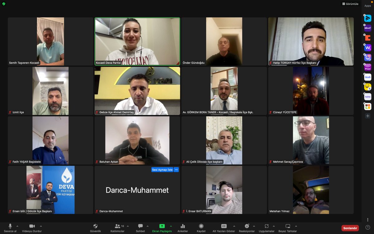 İlçe Başkanı Ersen Bilir Kocaeli İl Başkanı Semih Taşveren başkanlığında gerçekleştirilen ilçe başkanları toplantısına katılım sağladı.

@kocaeliyedeva
@stasveren 
<a href="/ersenbilir/">Ersen Bilir</a> 

#kararver #devapartisi #gölcük