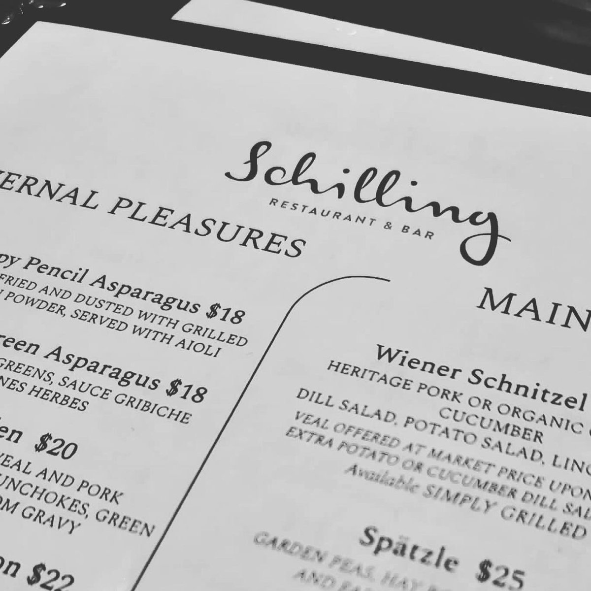 Josef K #font - Schilling #restaurant #nyc #typeface #script #handwriting #gourmet #schnitzel #branding #ogotype #schrift #typography #graphic #graphicdesign