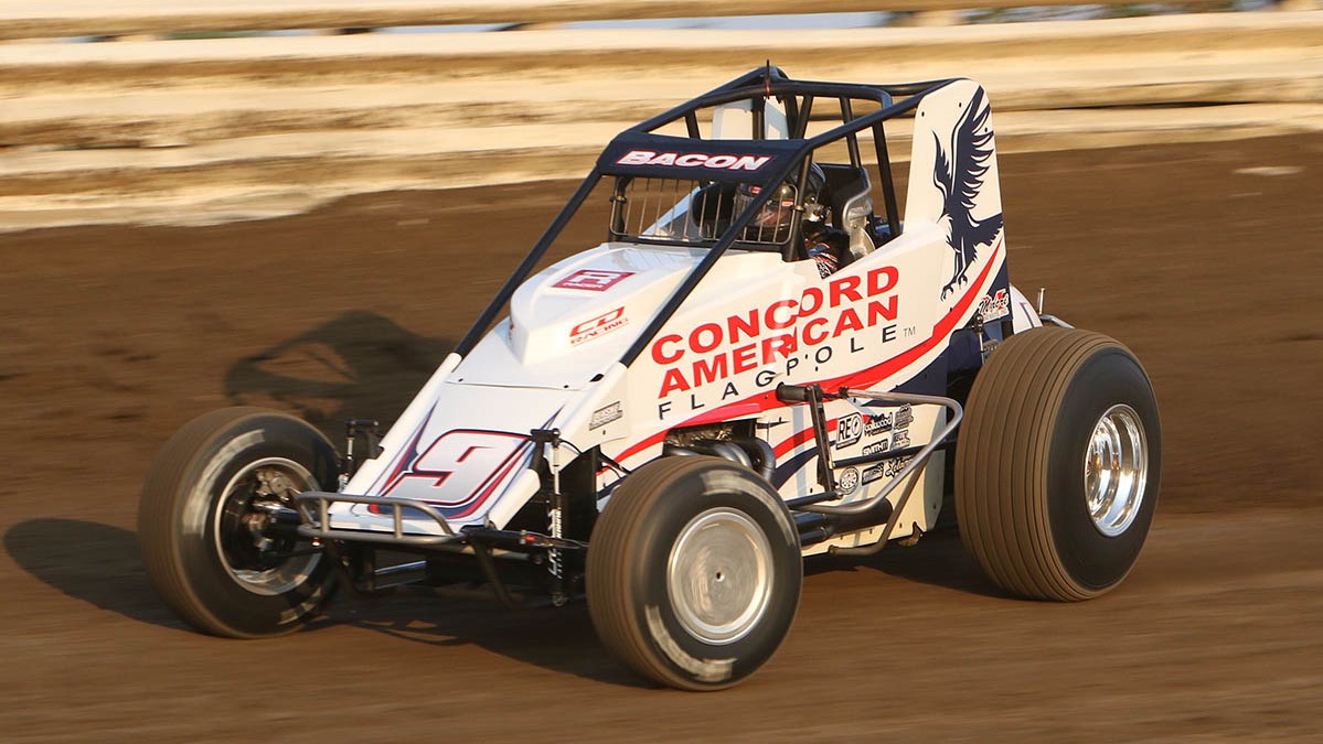 .<a href="/BradyBacon/">Brady Bacon</a> sped to the top of the charts as the fastest overall in Friday night’s USAC Silver Crown practice at the <a href="/BellevilleHB/">Belleville High Banks</a>.

It's all preparation for Saturday night's season opening 50-lapper at the half-mile circle in Kansas.

Read More: usacracing.com/news/silver-cr…