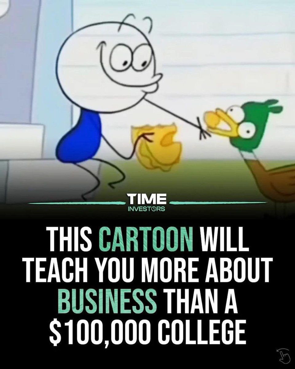 MindWisdomMoney's tweet image. This cartoon will teach you more about business than a $100k college degree:
