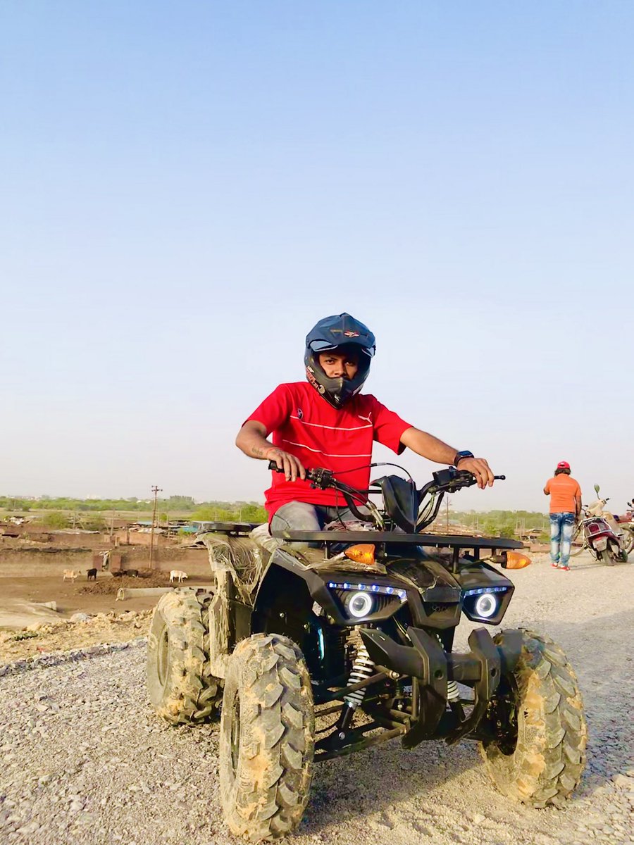 Lucknow’s first ever Atv Bike 
In @edgeauto.india 
.
.
#atv #atvlife #atvriding #atvracing #atvmx #atvride #abhishektecno #lucknow #lucknowblogger #lucknowbikers #offroad #offroad4x4 #offroader #offroading #offroadnation