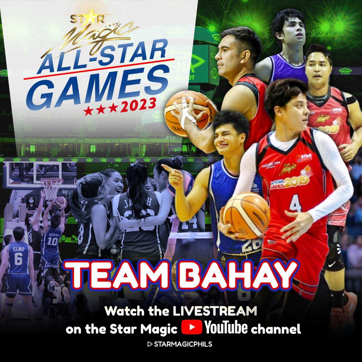 starmagicphils's tweet photo. Kahit Team Bahay ka, mapapanood mo pa rin ng LIVE ang #StarMagicAllStarGames!

Watch the star-studded event on the Star Magic YouTube channel this Sunday, May 21 at 1PM. Available worldwide! https://t.co/9qm4T9Wu3z