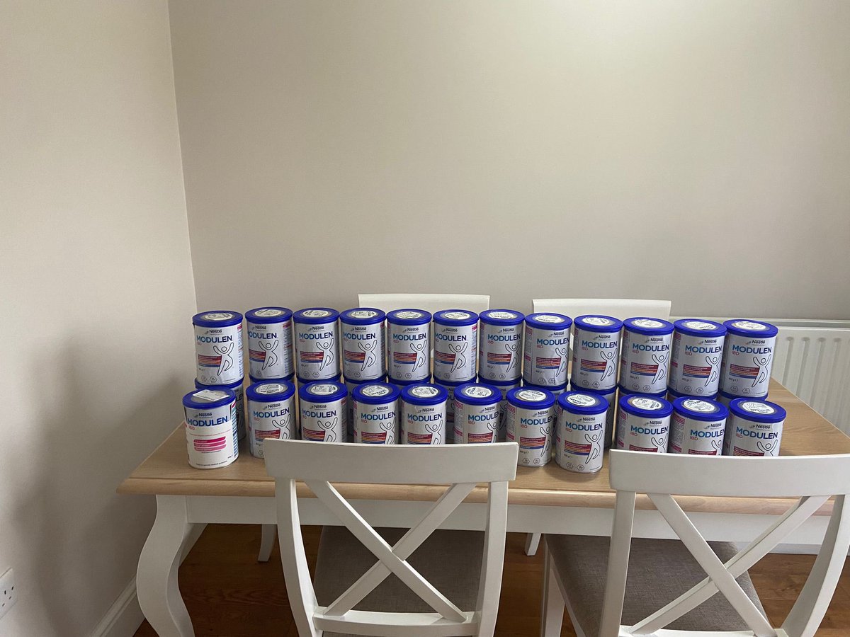 6 weeks no food, only baby formula. So hard for a teenager. Crohns is no joke.  <a href="/CrohnsColitisUK/">Crohn's & Colitis UK</a>