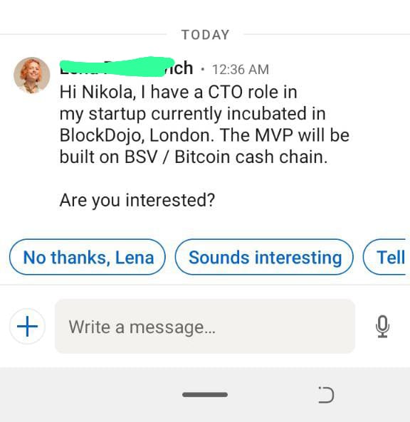 Rana_kamran43's tweet image. Here is the benefit of well optimized LinkedIn profile my client got CTO job offer from big company.
if you also want optimize your LinkedIn profile feel free to contact me.
#blockchain #Web3 #blockchaindeveloper