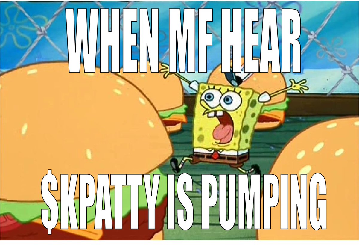 Don't Sleep on $KPATTY 🚀

TG and Site coming tomorrow!

dextools.io/app/en/ether/p…

#PEPE #KPATTY #SpongeBob #cryptocurrency #SPONGE #Memecoins #memecoin #Memes #MemeCoinSeason #Memecoinseason2023 #pampit #krabbypatty #sendit