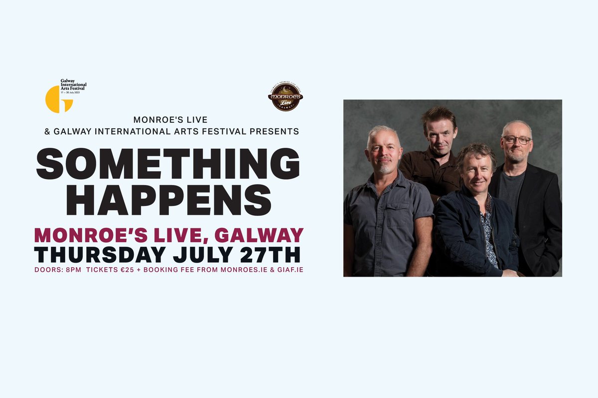 thehappens1's tweet photo. On the road again … #galwayinternationalartsfestival #monroesgalway #monroeslive #thehappens #somethinghappens @RHMusik @tomhappens @MonroesLive @marmosets @alanconnormusic @GalwayIntArts https://t.co/DObhWltpjy