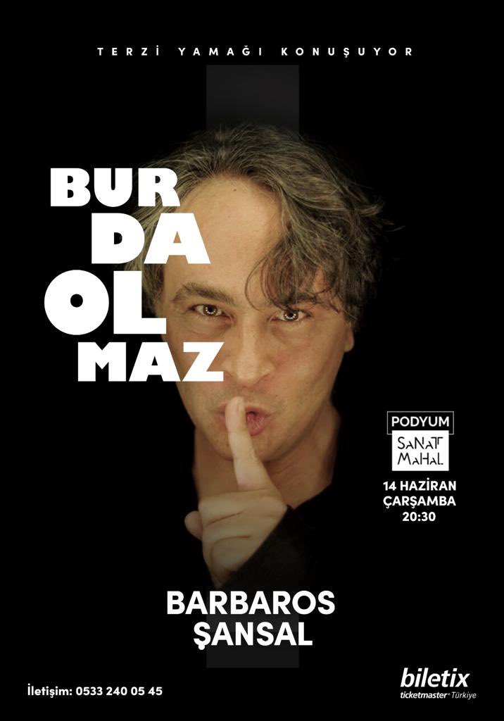 14 Haziran Çarşamba / Bursa 
Terzi yamağı konuşuyor, anlayan anlıyor  🫶👇
BURDA OLMAZ 
@barbarosansalfn