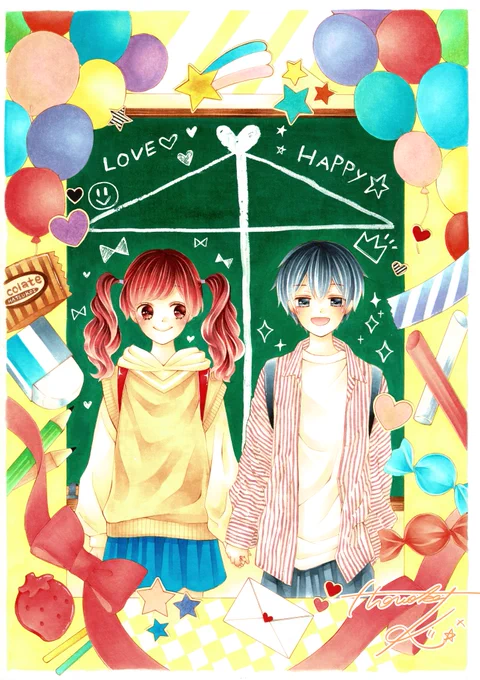 【お知らせ】 こちらの動画に出演させていただいております コピックの実演動画で全3回です 緊張しすぎて、普段より丁寧にネチネチ塗ってるので長いです。すみません 笑  みなさまの素敵なコピックライフの一助になれたら幸いです〜 再掲ですが、過去のコピックイラストも載せときます