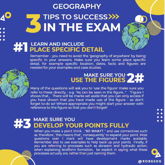 WH_Geog on Twitter "RT RobGeog Only a couple of days away until the GCSE Geography exam don
