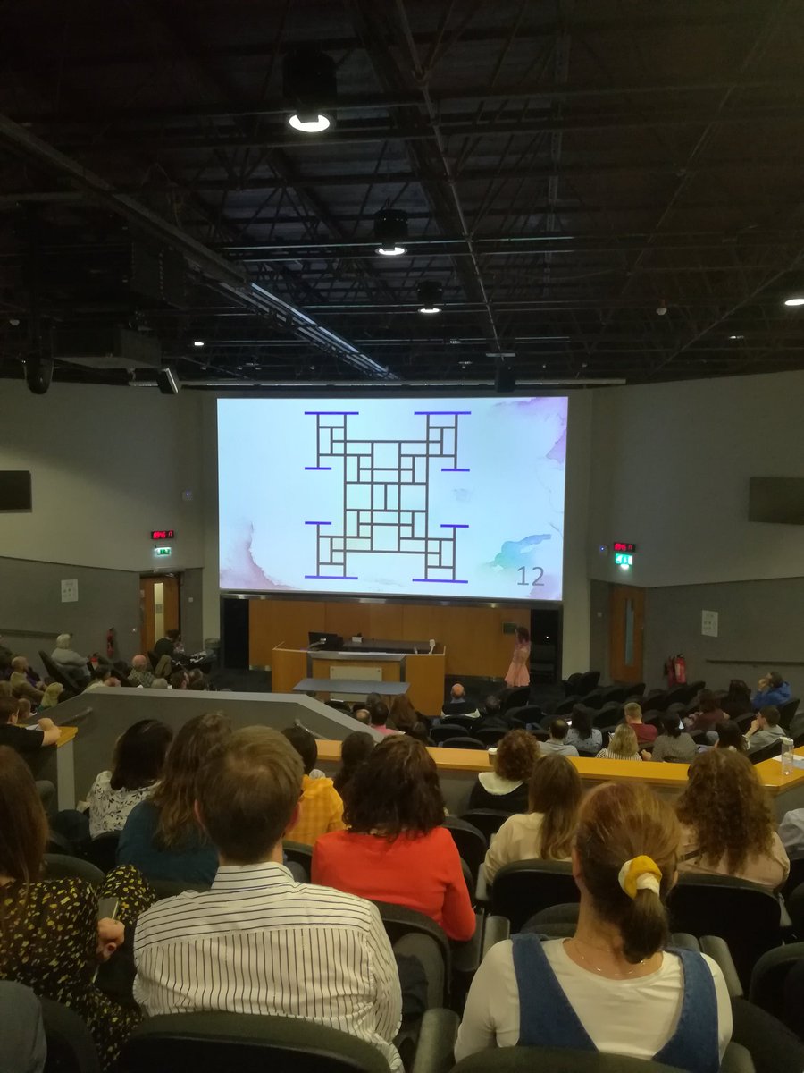 #SMC2023 toothpick fractals looking very arts&amp;crafty. Beautiful and intreguing maths.